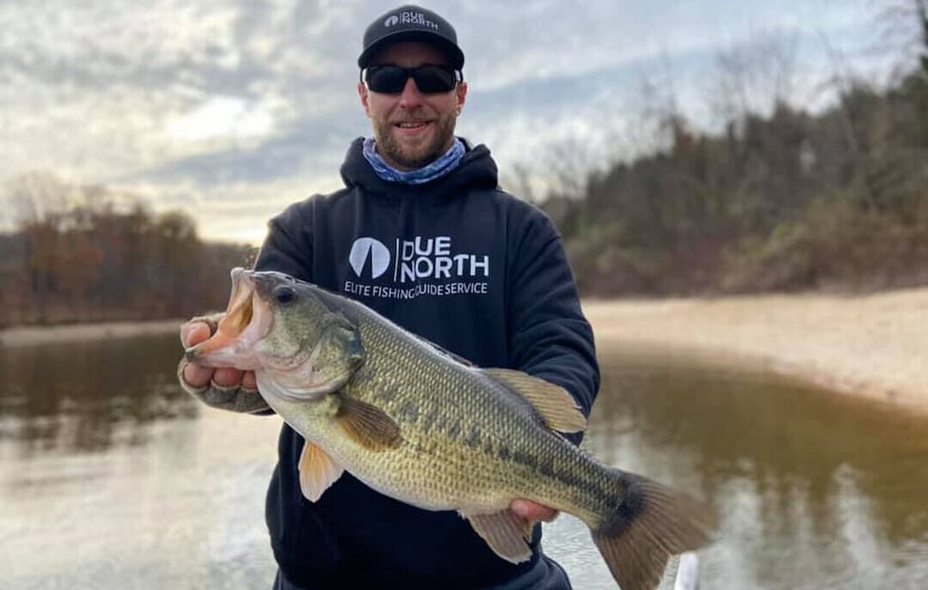Cold water bass fishing