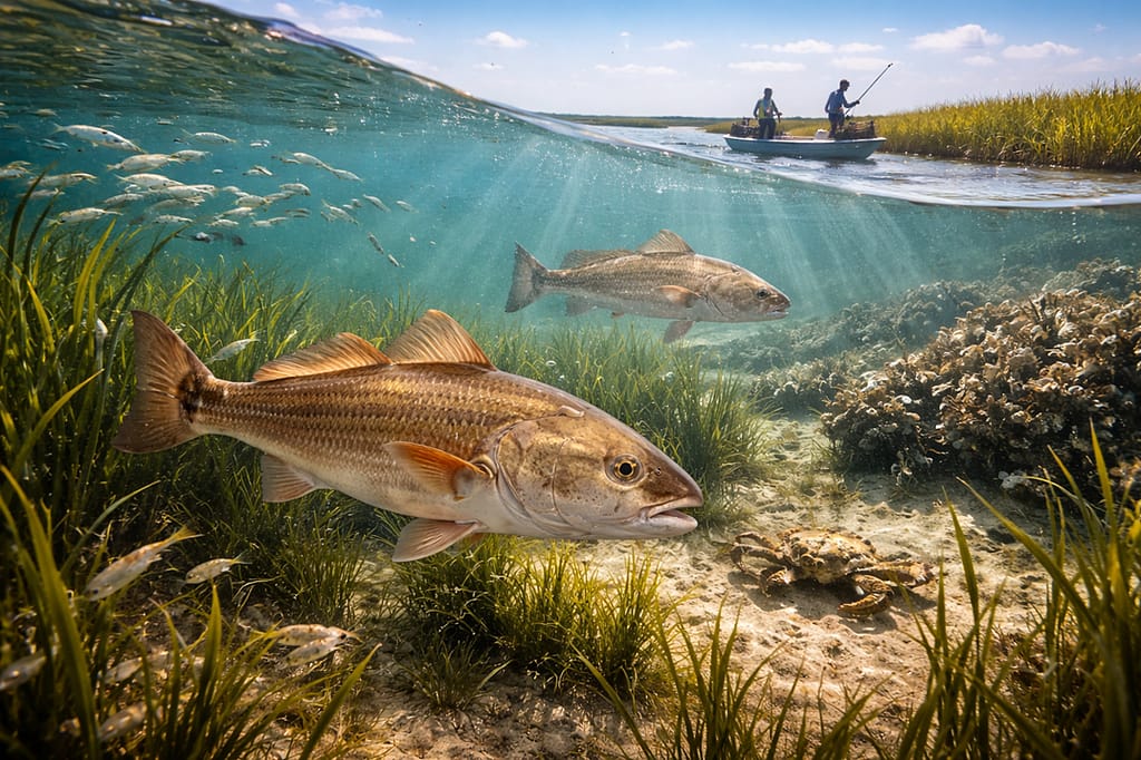 Healthy Habitat Means Better Redfish