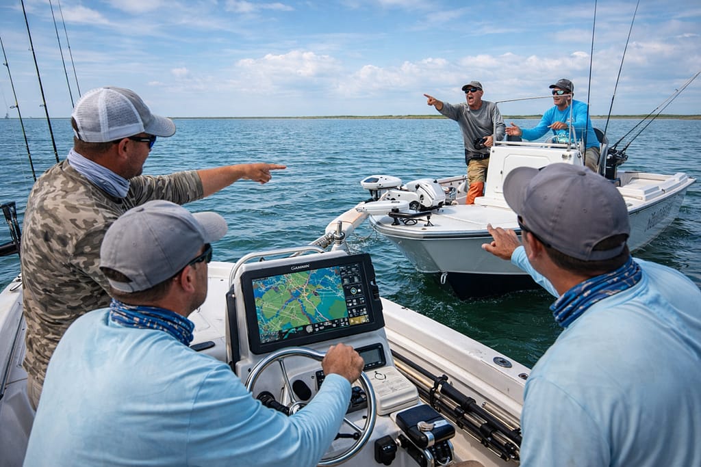 Communication Between Team Anglers