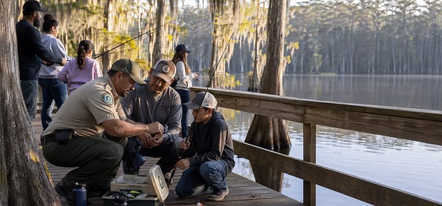 How Caddo Lake’s Fishin’ Fridays Show State Parks Can Build New Anglers Without A Boat How Caddo Lake’s Fishin’ Fridays