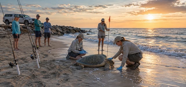 Why TPWD’s Sea Turtle Stranding Role Matters To Texas Coastal Anglers Sea Turtle Stranding Role Matters