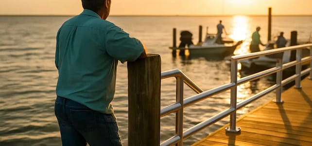 Baffin Bay Upgrades Set New Fishing Access Baffin Bay upgrades at a coastal pier and boat ramp access area
